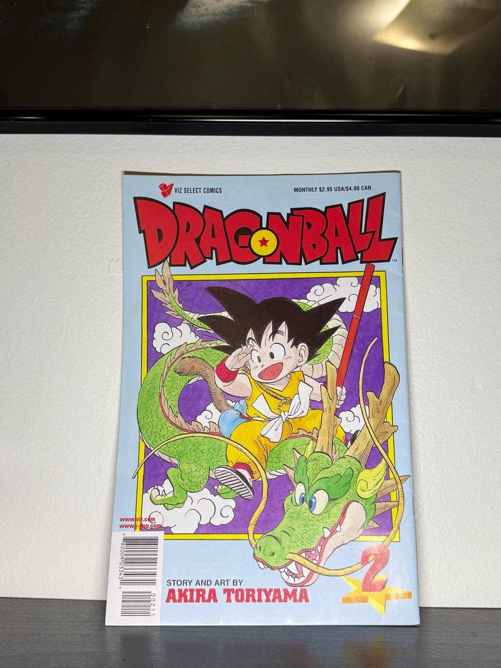 New Vintage 1997 DragonBall #2 NM 1ST Print Newsstand 1st Master Roshi Magazine